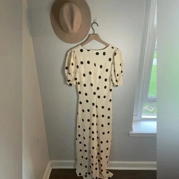 A New Day Polka Dot Midi Dress Size Medium NWT - Picture 4 of 4